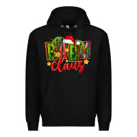 Black christmas baby claus Premium Hoodie - FaDigitalArtStudio