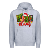 Heather Grey christmas baby claus Premium Hoodie - FaDigitalArtStudio