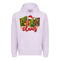 Lilac christmas baby claus Premium Hoodie - FaDigitalArtStudio