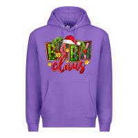 Purple christmas baby claus Premium Hoodie - FaDigitalArtStudio