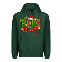 Sports Green christmas baby claus Premium Hoodie - FaDigitalArtStudio
