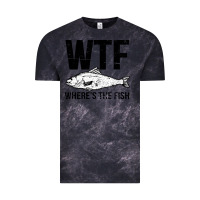Cloud Black wtf where's the fish Vintage Tee - artisFamous