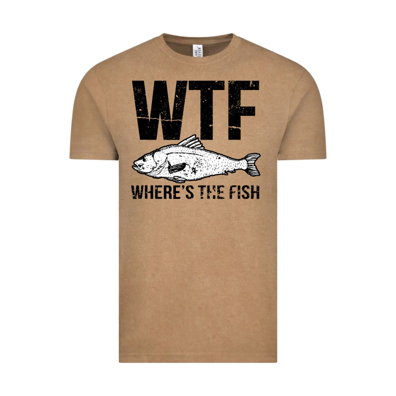 Wtf Where's The Fish Vintage Tee by artisFamous | Teevron