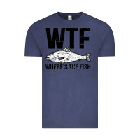 Vintage Denim wtf where's the fish Vintage Tee - artisFamous