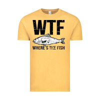 Vintage Mustard wtf where's the fish Vintage Tee - artisFamous