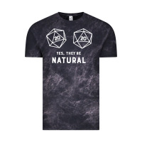 Cloud Black yes they're natural 20 dice funny rpg gamer Vintage Tee - artisFamous
