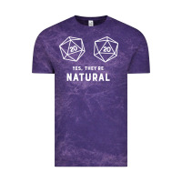 Cloud Purple yes they're natural 20 dice funny rpg gamer Vintage Tee - artisFamous