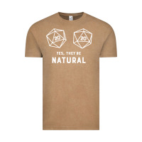 Vintage Coffee yes they're natural 20 dice funny rpg gamer Vintage Tee - artisFamous