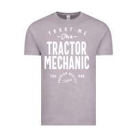 Vintage Zinc Tractor Mechanic Gift Funny Job Title Profession Birthday Idea Vintage Tee - artisFamous