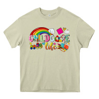 Mossy childcare life Heavy Core Tee - NancyCooperArtShop