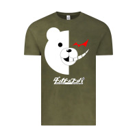 Vintage Olive dangan ronpa  monokuma Vintage Tee - artisFamous