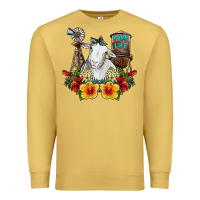 Antique Gold farm life sheep Premium Sweatshirt - SublimationCraftShop