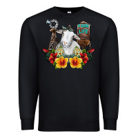 Black farm life sheep Premium Sweatshirt - SublimationCraftShop
