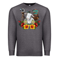 Charcoal Heather farm life sheep Premium Sweatshirt - SublimationCraftShop