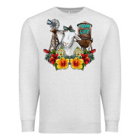 Oatmeal Heather farm life sheep Premium Sweatshirt - SublimationCraftShop