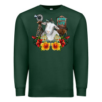 Sports Green farm life sheep Premium Sweatshirt - SublimationCraftShop