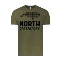 Vintage Olive North Carolina State North Cackalacky Vintage Tee - artisFamous