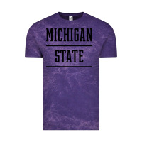 Cloud Purple Michigan MI State vintage Athletic Style Vintage Tee - artisFamous