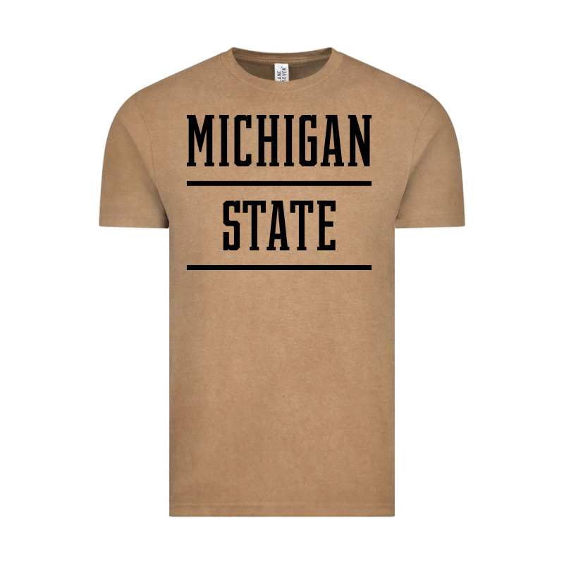 Michigan Mi State Vintage Athletic Style Vintage Tee by artisFamous | Teevron