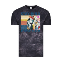 Cloud Black stay wild gypsy child letter rainbow Vintage Tee - artisFamous