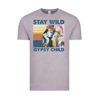 Vintage Zinc stay wild gypsy child letter rainbow Vintage Tee - artisFamous