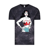 Cloud Black wonder woman Vintage Tee - artisFamous