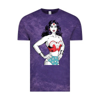 Cloud Purple wonder woman Vintage Tee - artisFamous