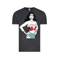 Vintage Black wonder woman Vintage Tee - artisFamous