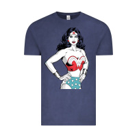 Vintage Denim wonder woman Vintage Tee - artisFamous