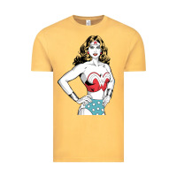 Vintage Mustard wonder woman Vintage Tee - artisFamous