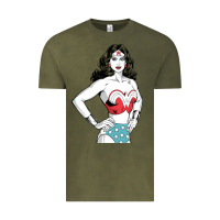 Vintage Olive wonder woman Vintage Tee - artisFamous
