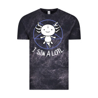 Cloud Black i sin a lotl hail satan pentagram Vintage Tee - artisFamous