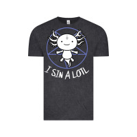 I Sin A Lotl Hail Satan Pentagram Vintage Tee | Teevron