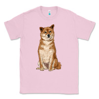 Bubblegum Pink shiba inu Classic Tee - RanaPortraitStore