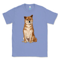 Colony Blue shiba inu Classic Tee - RanaPortraitStore