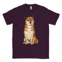Plum shiba inu Classic Tee - RanaPortraitStore
