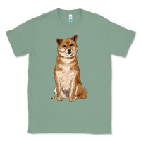 Sage shiba inu Classic Tee - RanaPortraitStore