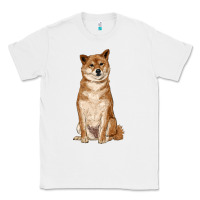 White shiba inu Classic Tee - RanaPortraitStore