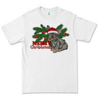 White merry christmas french bulldog Premium Tee - RanaPortraitStore