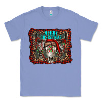 Colony Blue merry christmas bull skull Classic Tee - RanaPortraitStore