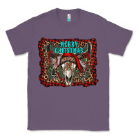 Lavender merry christmas bull skull Classic Tee - RanaPortraitStore