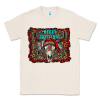 Natural merry christmas bull skull Classic Tee - RanaPortraitStore