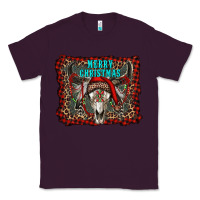 Plum merry christmas bull skull Classic Tee - RanaPortraitStore