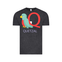 Vintage Black Cute Quetzal Kid's Vintage Tee - artisFamous