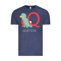 Vintage Denim Cute Quetzal Kid's Vintage Tee - artisFamous