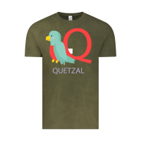 Vintage Olive Cute Quetzal Kid's Vintage Tee - artisFamous