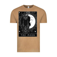 Vintage Camel tarot card crescent moon and cat graphic Vintage Tee - artisFamous