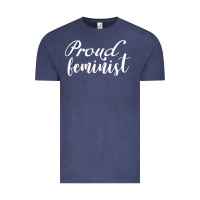 Vintage Denim Proud feminist Vintage Tee - artisFamous