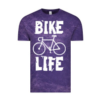 Cloud Purple bike life Vintage Tee - artisFamous