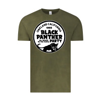 Vintage Olive oakland california 1966 black panther party Vintage Tee - artisFamous